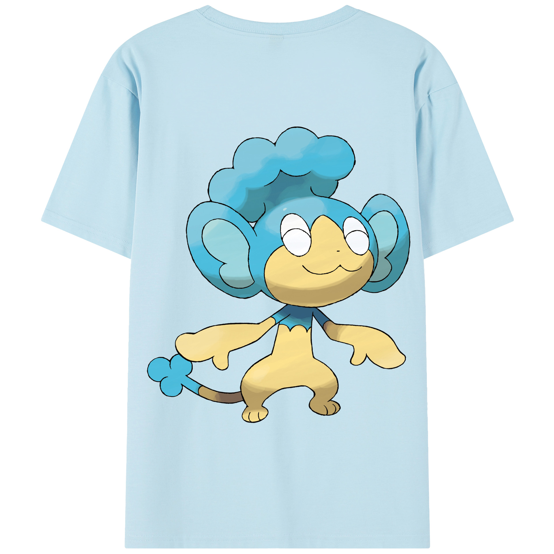 （画像用） ポケットモンスター Pokémon 綿100％半袖Tシャツ（背面プリント）